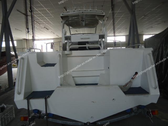 Pescherecci di alluminio dell'acqua salata, altezza delle barche 1.6M della cabina del Cuddy